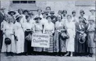  ??  ?? The Vote: Activists in Georgia, circa 1920