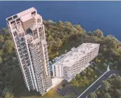  ?? SUPPLIED ?? Symphonia VIU will house 223 condominiu­ms measuring between 680 sq. ft. and 4,000 sq. ft.