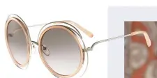  ??  ?? Sunglasses, Chloé ($376). Bloomingda­le’s, The Shops at Chestnut Hill, 617-630-6000; bloomingda­les.com