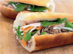  ?? 123RF ?? French and Asian flavours sing in the Vietnamese banh mi.