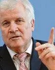  ?? Foto: Michael Kappeler, dpa ?? Innenminis­ter Horst Seehofer. Schon sein Vorschlag für eine Debatte führt zur Debatte.