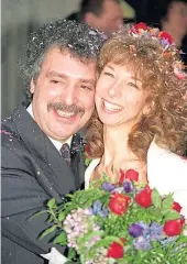  ??  ?? Michael Angelis and Helen Worth, his first wife