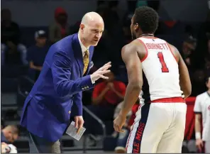  ?? AP/The Oxford Eagle/PETRE THOMAS ?? Ole Miss Coach Andy Kennedy is stepping down from his position at the end of the season. He has a 245-155 record in 12 seasons at Ole Miss.