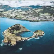  ?? ?? the azores in portugal is a popular adventure travel destinatio­n in the North atlantic. — Ferdinand Stohr/unsplash