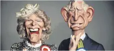  ?? FOTO: AVALON/DPA ?? Prinz Charles und Camilla in „Spitting Image“.