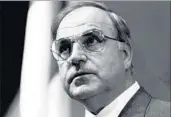  ?? KEYSTONE/HULTON ARCHIVE ?? German leader Helmut Kohl was elected chancellor four times, holding power until his defeat in 1998.