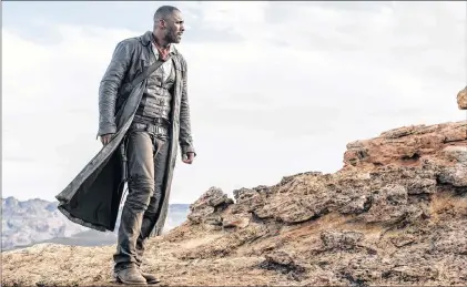  ?? AP PHOTO ?? This image released by Sony Pictures shows Idris Elba in the Columbia Pictures film, “The Dark Tower.”