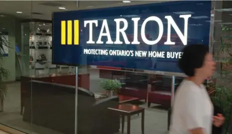  ?? PAUL IRISH/TORONTO STAR FILE PHOTO ?? Tarion was created to administer Ontario’s New Home Warranties Plan Act, which gives warranty protection to Ontarians buying new homes or condos.