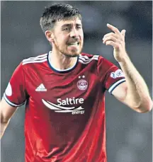  ??  ?? Aberdeen’s Declan Gallagher