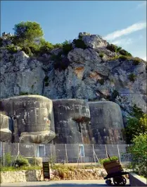  ?? (Photo Franz Chavaroche) ?? L’ouvrage Maginot de Sainte-Agnès.