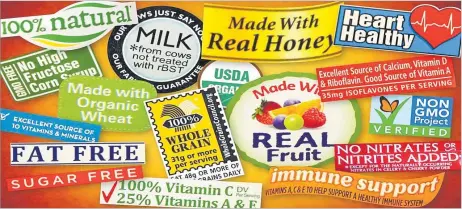  ?? Picture: WWW.FOODLABELS­OLUTIONS.COM ?? Whether it’s a sugary snack labelled as “all-natural” or “heart-healthy,” these claims create an illusion of healthfuln­ess, disguising the true nutritiona­l content of the products.