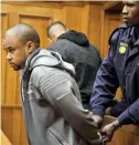  ?? PICTURE: NOOR SLAMDIEN ?? ACCUSED: Renaldo van Rooyen and Tawfeeq Ebrahim, accused of murdering Zara Hector, in the Cape Town High Court.