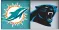  ??  ?? DOLPHINS (4-4) AT PANTHERS (6-3)