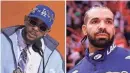  ?? ROBERT HANASHIRO, ROBERT HANASHIRO-USA TODAY AND CARMEN MANDATO, GETTY IMAGES ?? Kendrick Lamar, left, and Drake’s rap feud has escalated greatly since March.