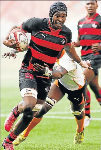  ?? Picture: EUGENE COETZEE ?? MAJOR FORCE: EP Kings U19 No 8 Junior Pokomela has been an influentia­l player this season and will again have a big role to play against the Leopards tomorrow