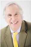  ??  ?? Actor and author Henry Winkler has just released the latest book in his Here’s Hank series.