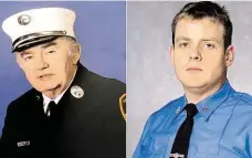 ?? Rakovině podlehli 15 let po útocích 11. září otec Raymond i syn Robert Alexandero­vi. Onemocněli kvůli nasazení na Ground Zero. FOTO FDNY ?? Vzala si je oba.