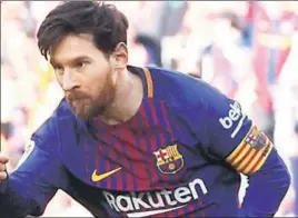  ?? REUTERS ?? Messi says changing his eating habits has helped him get over vomiting bouts during matches.