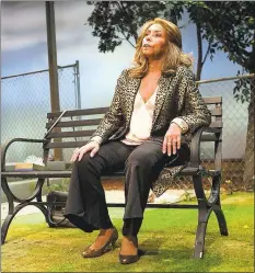  ?? JESSICA PALOPOLI — SAN FRANCISCO PLAYHOUSE ?? Margo Hall plays an actress who gets involved with a dysfunctio­nal family in the comedy “Barbecue,” which she also directs. It plays at SF Playhouse through Nov. 11.