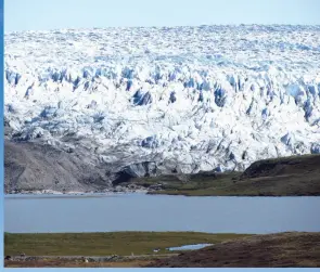  ??  ?? As the glaciers melt in Uncle's Greenland, lands emerge and bring new challenges to the environmen­t.