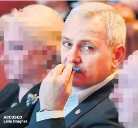  ??  ?? ACCUSED Liviu Dragnea