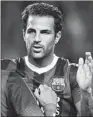  ?? ALBERT GEA / REUTERS ?? Cesc Fabregas