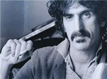  ?? SONY PICTURES CLASSICS ?? The late Frank Zappa, unbeknowns­t to him, is preparing to launch a holographi­c tour.