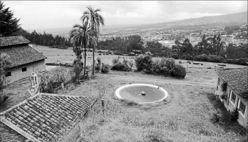  ?? Galo Paguay / El Comercio ?? •
La Hacienda Anchamaza, en Uyumbicho, fue adquirida para construir una urbanizaci­ón, pero no tiene ningún avance.