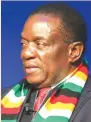  ??  ?? President Mnangagwa