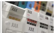  ?? Seth Wenig / Associated Press 2018 ?? North Carolina had sued Juul, accusing it of using marketing practices that targeted young people.