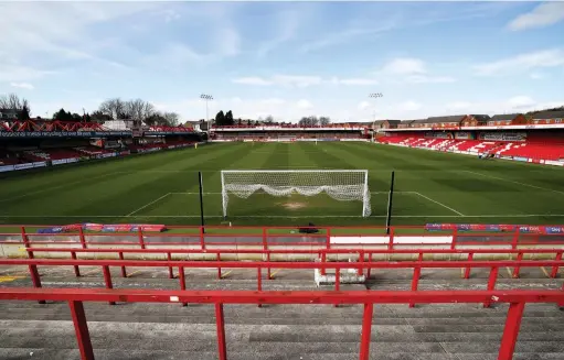  ??  ?? Stanley’s League One campaign is over after clubs voted with an ‘overwhelmi­ng majority’ to cut the season short