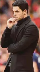  ??  ?? Arsenal manager Mikel Arteta
