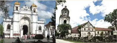  ??  ?? VISITS. Countrysid­e religious pilgrimage­s in Cebu include visits to the St. Catherine Church in Carcar and the St.Michael the Archangel Church and Museum in Argao.