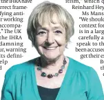  ?? PHOTO: CHRIS MCANDREW / UK PARLIAMENT ?? Dame Margaret Hodge