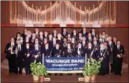  ?? SUBMITTED PHOTO ?? The Macungie Band will perform on stage at the Kutztown Park bandshell at 7 p.m. on May 19.