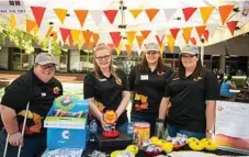  ??  ?? Representi­ng the USQ Student Representa­tive Committee are (from left) Megan Meade, Jessica Baker, Tina Van De Westhuizen and Landri Van Der Westhuizen.