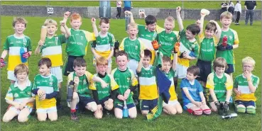  ?? ?? The Bride Rovers U8 football team at the blitz on Saturday, 14th May.