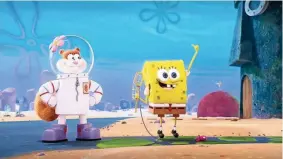  ?? PROVIDED BY EVERETT COLLECTION ?? “Saving Bikini Bottom: The Sandy Cheeks Movie”