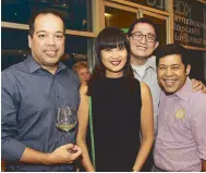  ??  ?? (From left) Andrej Wisniewski, Myrza Sison, Chris Juan and Ronald Mabanag.
