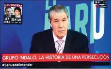  ??  ?? GUERRA MEDIÁ TICA Fabián De Sousa y Cristóbal López afirman que son perseguido­s. Desde C5N, Víctor Hugo Morales los defiende en sus columnas diarias.