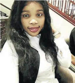  ?? / SUPPLIED ?? Walter Sisulu University student Sibongile Mani may face criminal charges over a R14-million ‘windfall’.