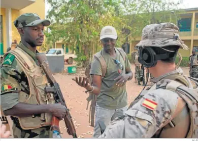  ?? M. G. ?? Militares españoles en misión en Malí, en una imagen de archivo.