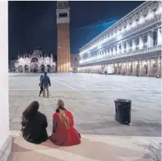  ?? AP ?? La Plaza San Marcos en Venecia, Italia, permanecía vacía ayer.