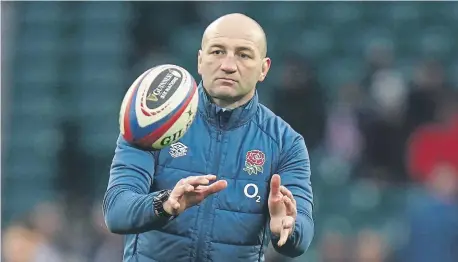  ?? ?? England Head Coach Steve Borthwick during pre-match training before the Guinness Six Nations match at Twickenham.