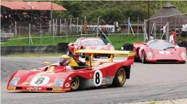  ??  ?? HISTORIC. Back in the day, cars like the Ferrari 312T, Lola T70 and Chevron B19 tackled the Kyalami 9-Hour races.