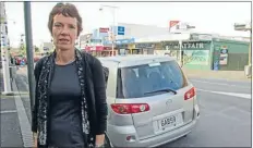  ?? Photo: KARINA ABADIA ?? No charge: Ellerslie business associatio­n town centre manager Sally Eustace says introducin­g paid parking won’t help the parking issues.