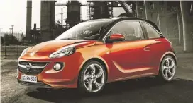  ?? GM ?? GM's Opel Adam is priced startng at $14,800 in Germany. It debuted in i showrooms in January.