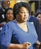  ?? BOB ANDRES / BANDRES@AJC.COM ?? Stacey Abrams We are nine days away from a first glimpse of a revived Democratic party in Georgia. Which means two candidates for governor, one black and one white, still have nine days of guesswork ahead of them.