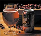  ?? E. JASON WAMBSGANS/CHICAGO TRIBUNE; SHANNON KINSELLA/FOOD STYLING ?? Destihl Brewery’s Wild Sour Cranberry Criek.