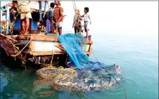  ?? ?? Research has demonstrat­ed with substantia­l data and evidence that India’s fishers suffer from subsidised overfishin­g from large foreign vessels. – Internet photo